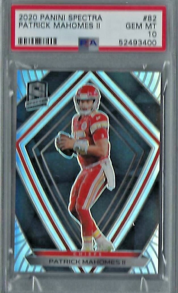 2020 Panini Spectra Patrick Mahomes Silver REFRACTOR 24/99 PSA 10 Gem Mint