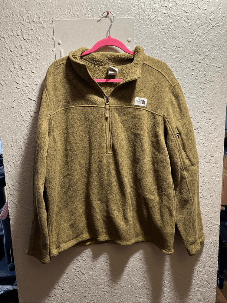 The North Face Mens XL Quarter Zip Pullover Sweater