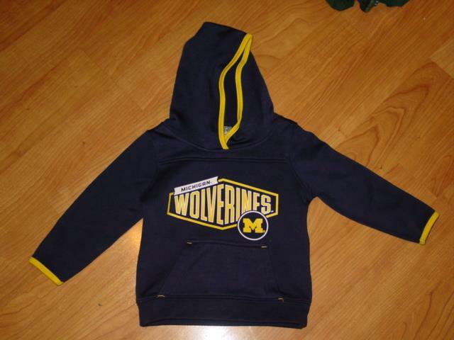 ProEdge - MICHIGAN Wolverines SWEATSHIRT - Youth Child 2T - Kids Hoodie NCAA