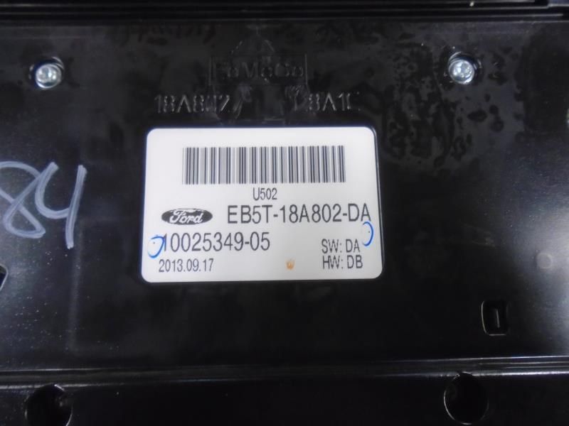 Audio Equipment Radio Control Panel Manual AC Fits 14-15 EXPLORER 1077000