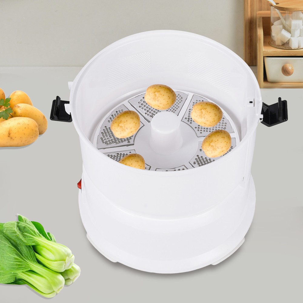 2-In-1 Electric Potato Peeler Kitchen Automatic Vegetable Potato Peeling Machine
