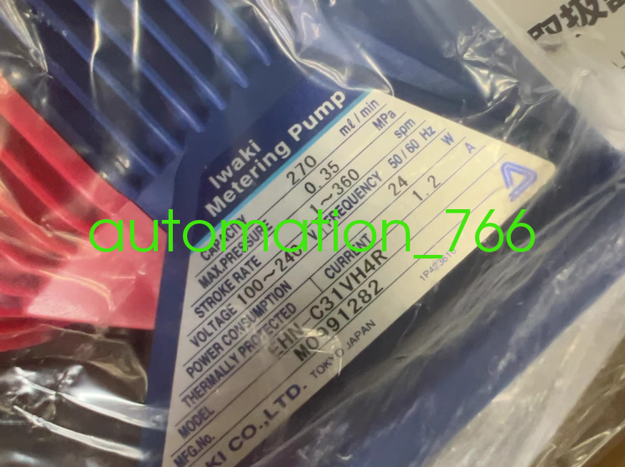 1PCS NEW IWAKI EHN-C31VH4R Metering pump shipping Via DHL or Fedex