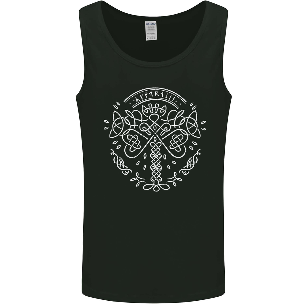 Viking Yggdrasil Tree Norse Mythology Thor Mens Vest Tank Top