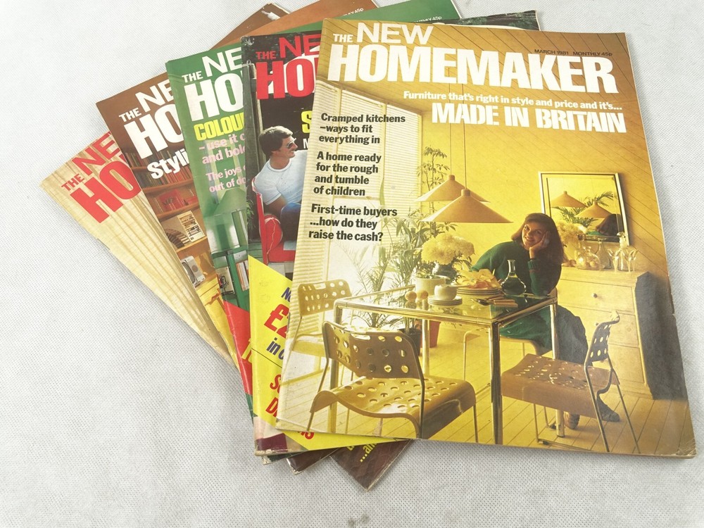 5 x Vintage Homemaker Magazine. 1981