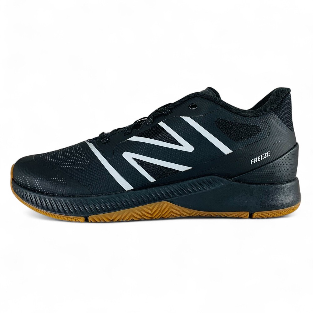 New Balance FreezeLX v4 Box Black Gum Men's Lacrosse Shoes LAX FREEZBB4