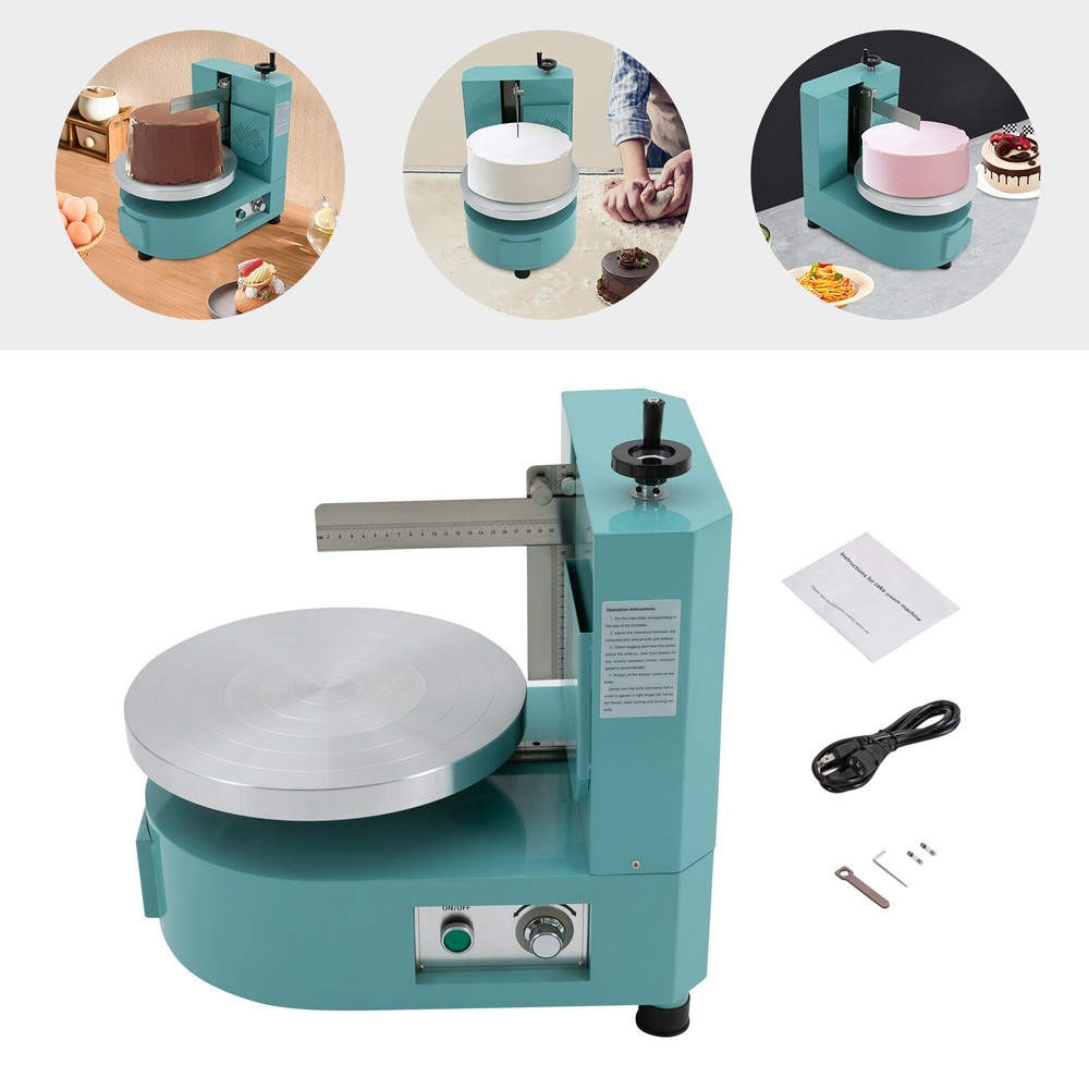 Automatic Blue Cake Cream Spreading Machine with Coating Function