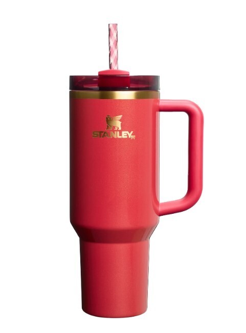 THE SCARLET TINSEL QUENCHER STANLEY FLOWSTATE TUMBLER 40 Oz Rare Cyber Monday-image
