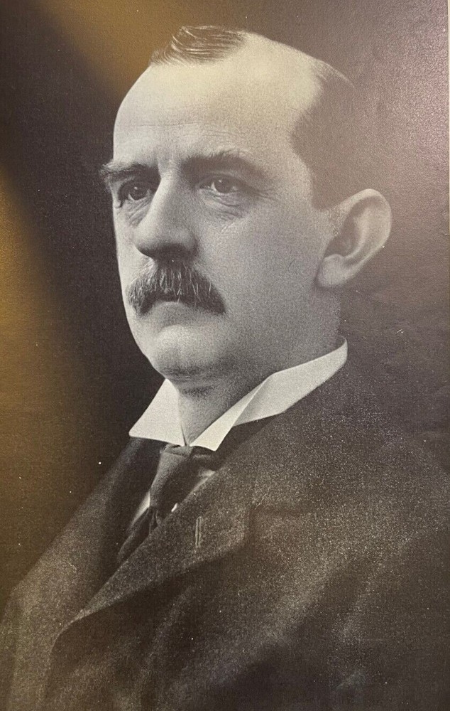 1904 Vintage Magazine Illustration Winthrop Murray Crane Massachusetts Senator