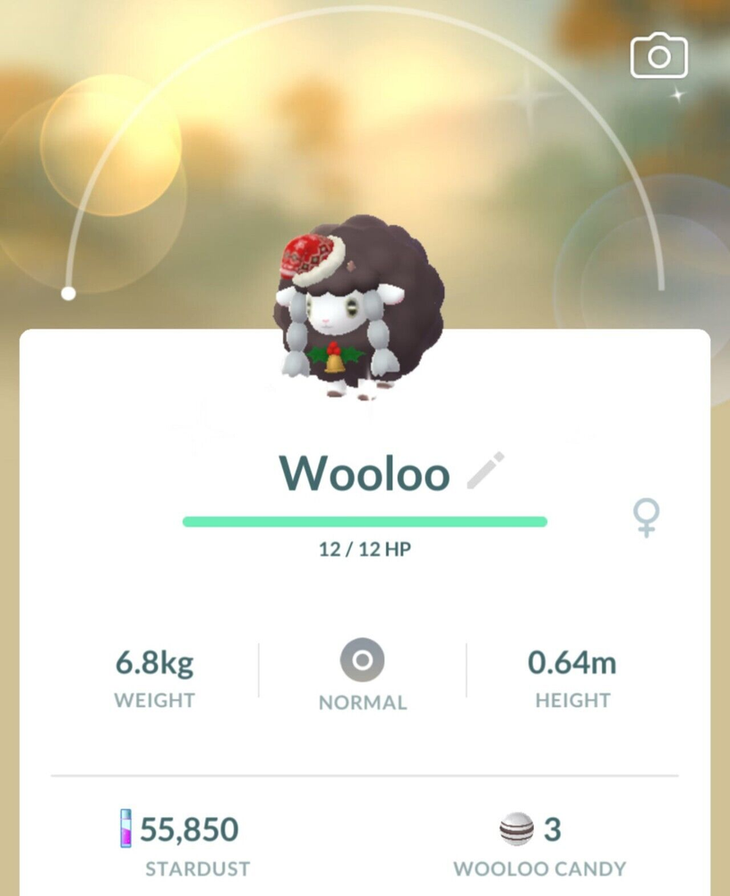 Shiny Holiday Attire Wooloo Pokémon Plush - Mini PTC - Check Description