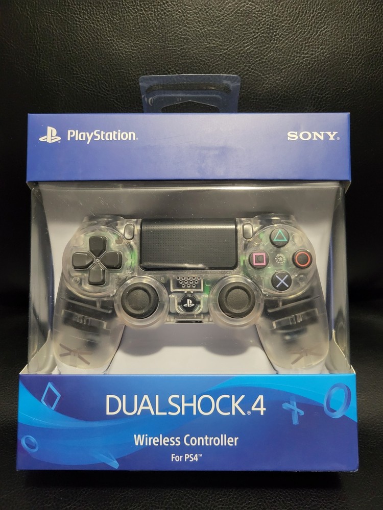 Sony PlayStation 4 PS4 DualShock 4 Wireless Controller Crystal Transparent