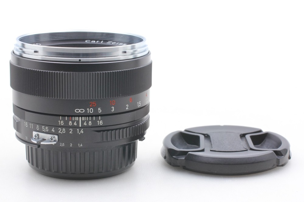 Carl Zeiss Planar T 50mm F1.4 ZF Nikon F Mount Lens Japan Top Mint