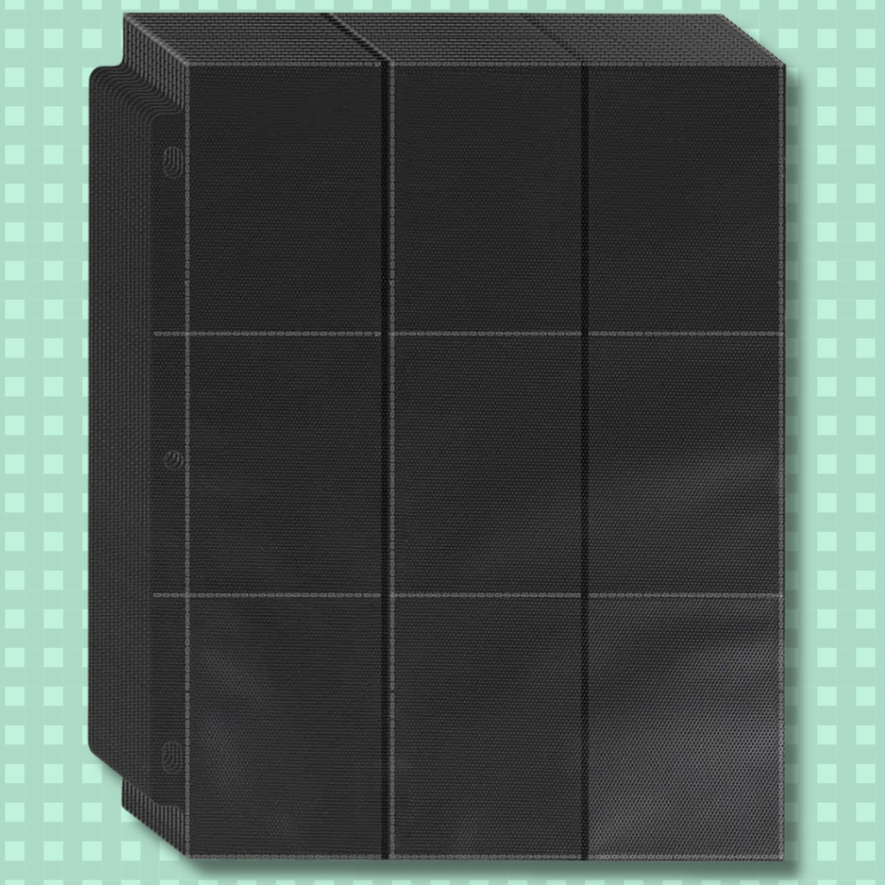 900 Pockets Trading Card Binder, Baseball Card Sleeves Holder for 3 Ring Binder