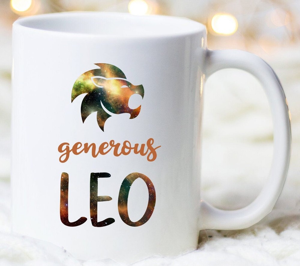 Generous Leo Zodiac Mug for Birthdays and Gifts