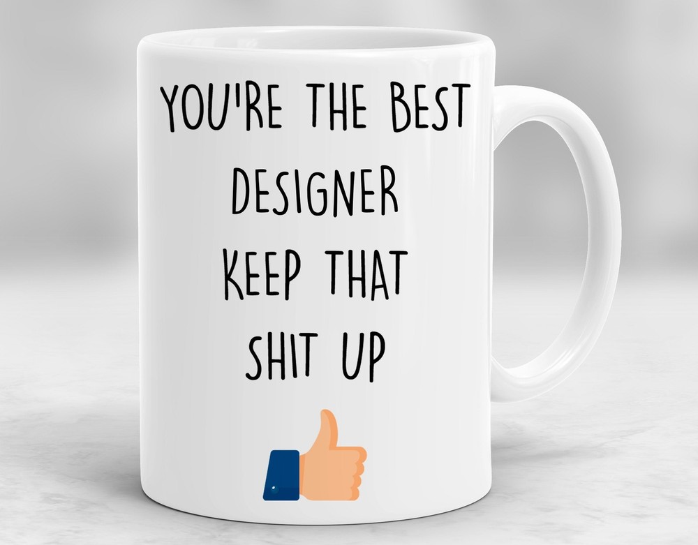 Funny Designer Gift Ideas Designer Thank You Designer Coffee Cup Designer Mug