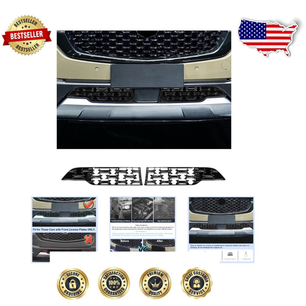 2023-2025 Mazda CX-50 Front Grill Inserts - Durable ABS Mesh Trims, 2PCS
