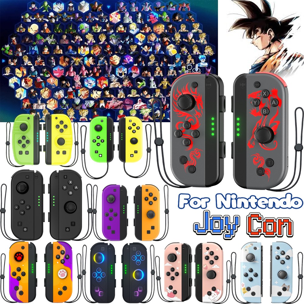 1-Pair For Nintendo Switch Joy-Con Controller Wireless Gamepad custom Joy Pad