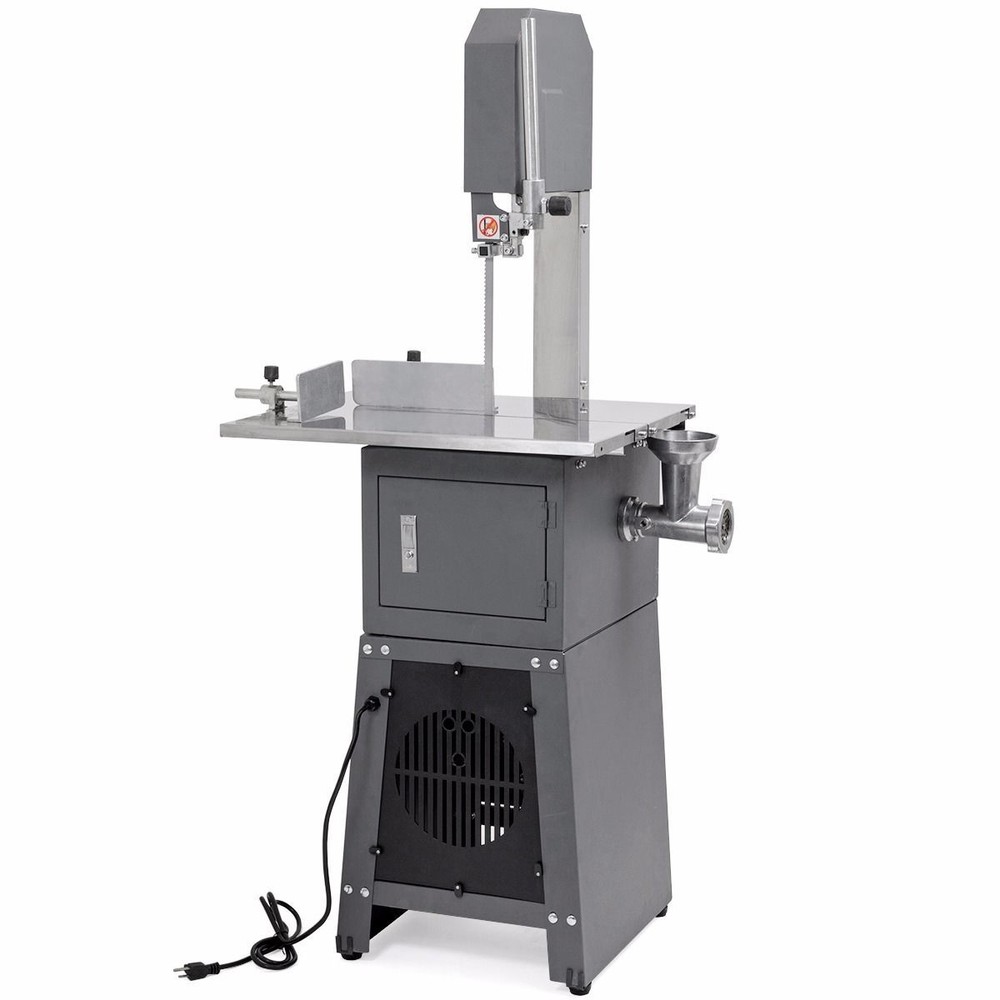 3/4 HP Meat Saw Cut Butcher Bandsaw + Grinder Stuffer Mincer Include (2) Blade