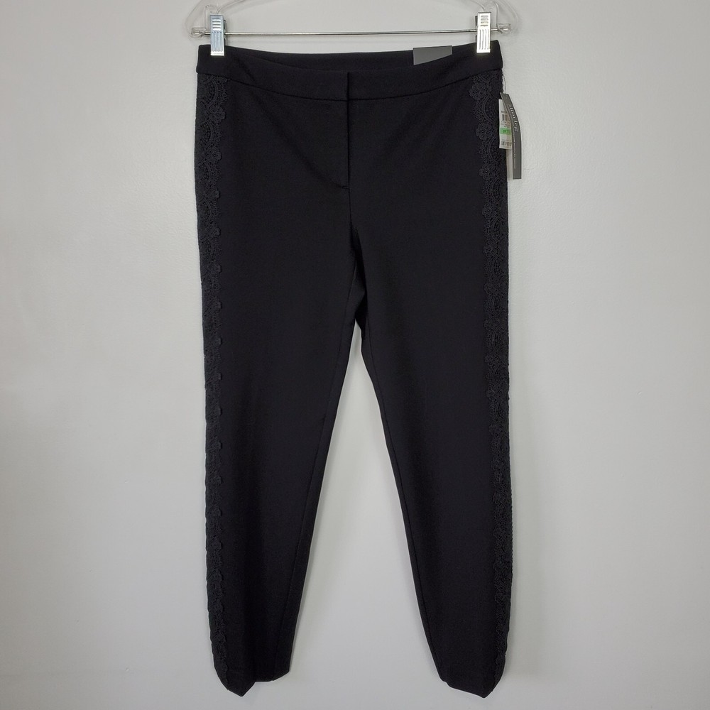 Alfani Black Slim Leg Tummy Control Classic Timeless Career Pants NEW Size 8P