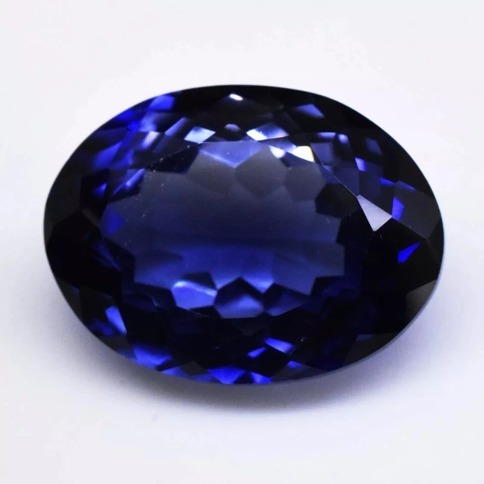 Royal Blue Natural Spinel 16-18Ct Oval Cut Certified Loose Gemstone