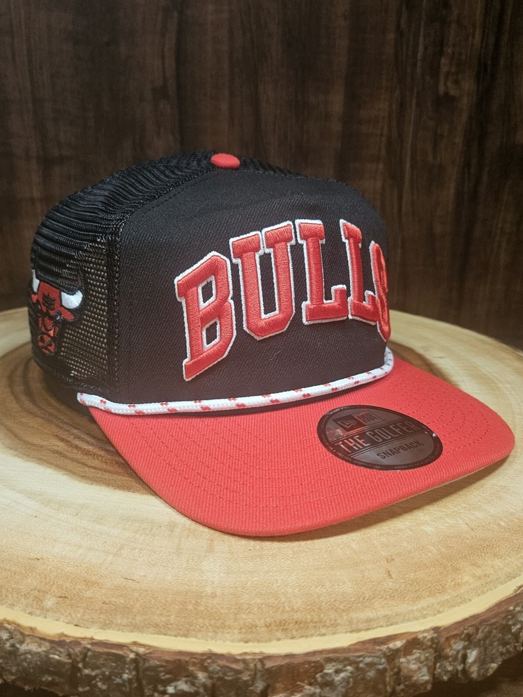 Chicago Bulls New Era Rope Trucker Snapback Adjustable NBA Hat Cap