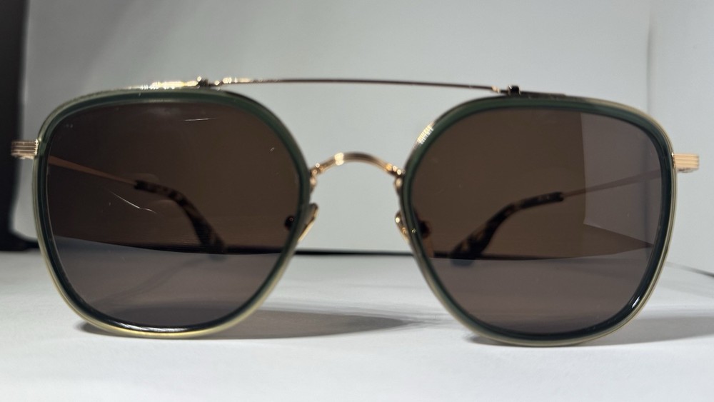 KREWE AUSTIN 18K Titanium + Bottle Green + Zulu Sunglasses