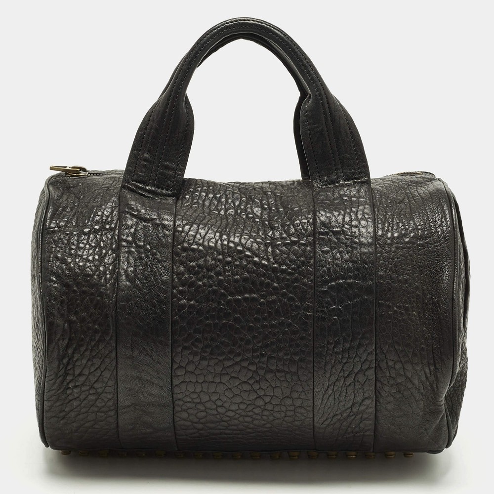 Alexander Wang Rocco Black Leather Satchel