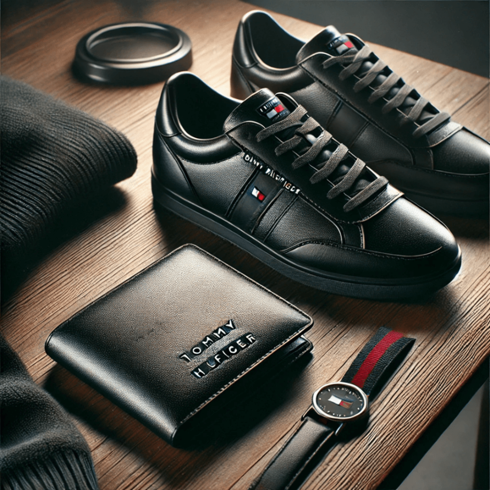 Tommy Hilfiger Sneaker and Wallet Gift Set