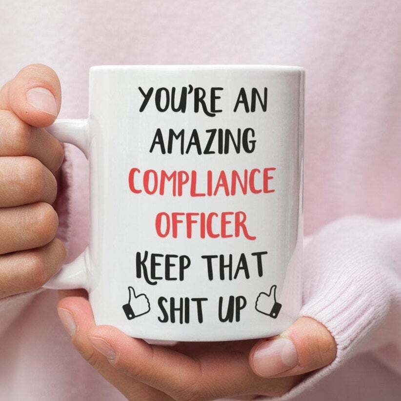 Compliance Officer Gift Coffee Mug For Compliance Professionals  