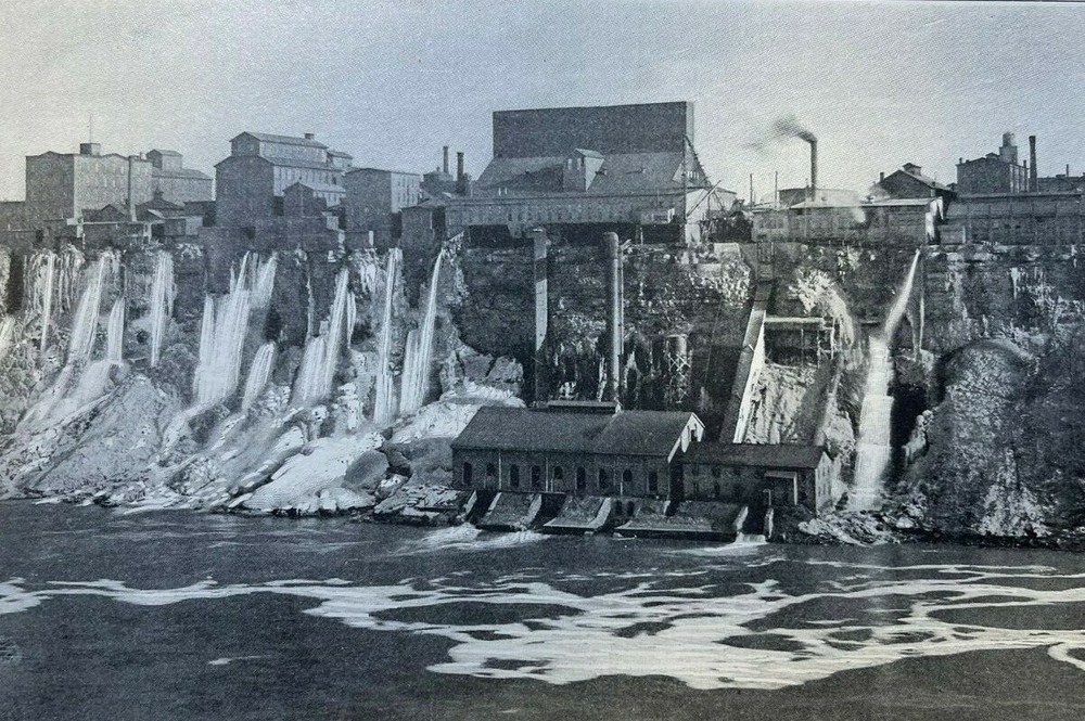 1901 Niagara Falls Great Mills Whirlwind Rapids illustrated