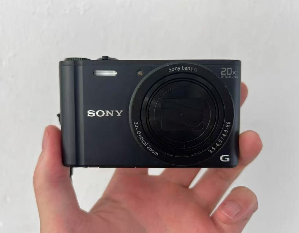 Sony Cyber-shot DSC-WX350 18.2MP 20x Zoom Digital Camera Black English