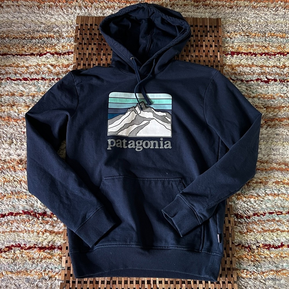Patagonia Uprisal Hoodie Hoody Pullover Sweatshirt Blue Men's Small S