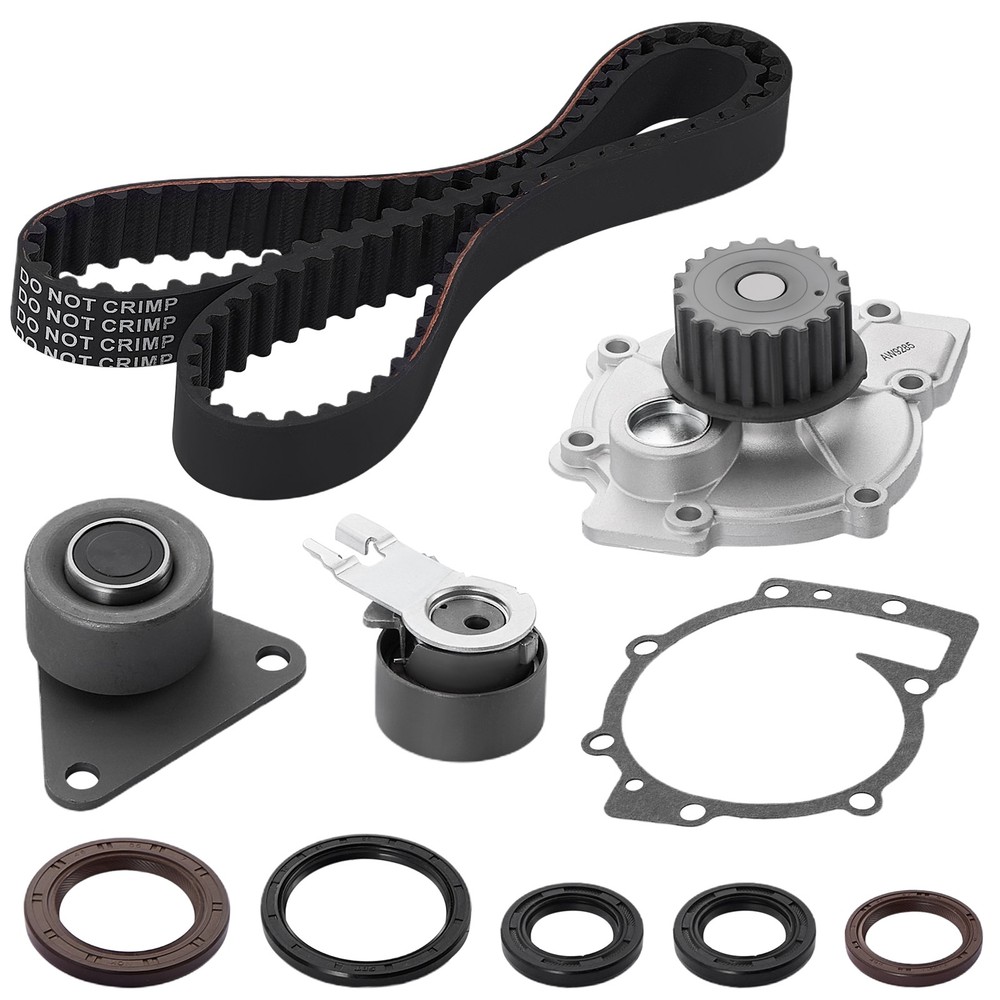 Engine Timing Belt Kit with Water Pump Fit For for C70 1998-2013 2.3L 2.4L 2.5L