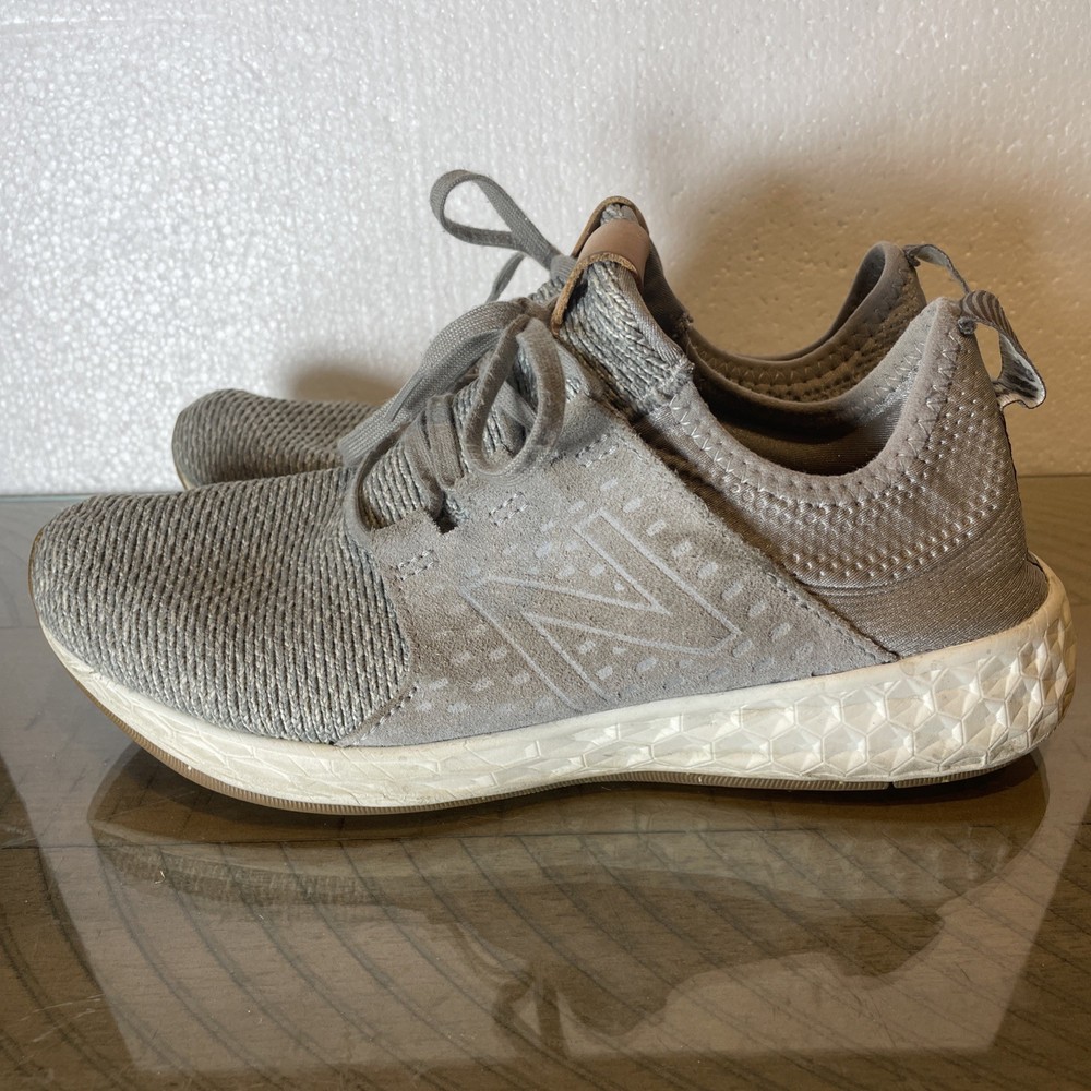New Balance Fresh Foam Cruz V1 Womens Size 9 Gray White Running Shoes Sneakers