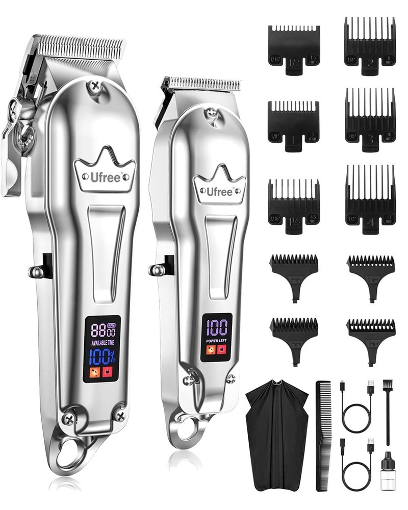 Ufree Hair Clippers for Men Barber Clippers Trimmer Set for Hair Cutting Hair