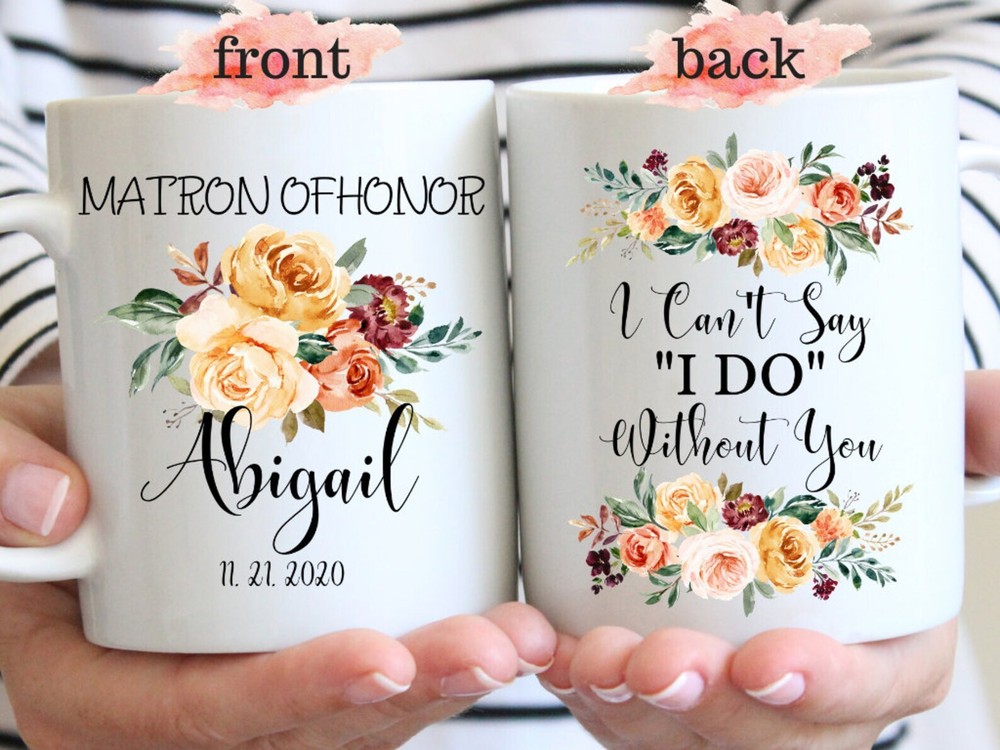Matron Of Honor Mug Matron Of Honor Proposal Best Friends Wedding Gift