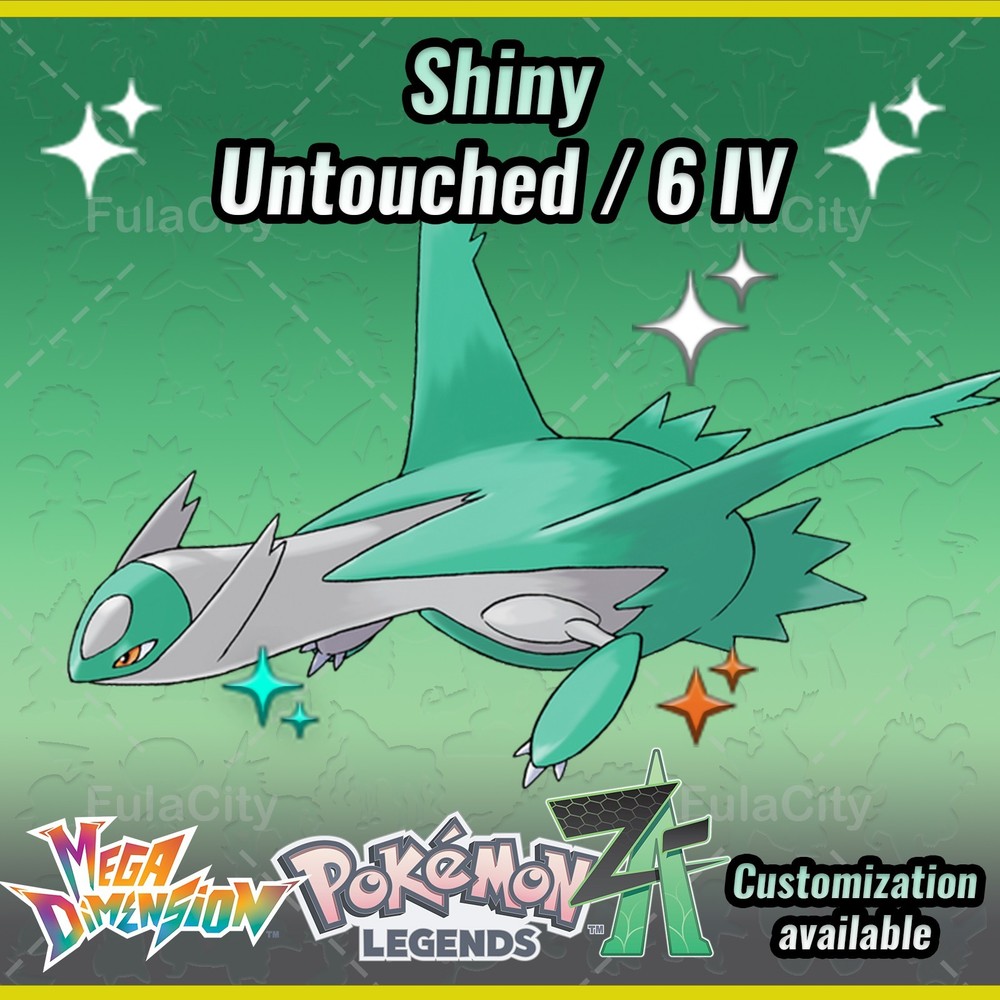 Shiny Latios Pokemon Legends ZA ⚫ Untouched / 6 IV 🟢 @ Holding Any Item