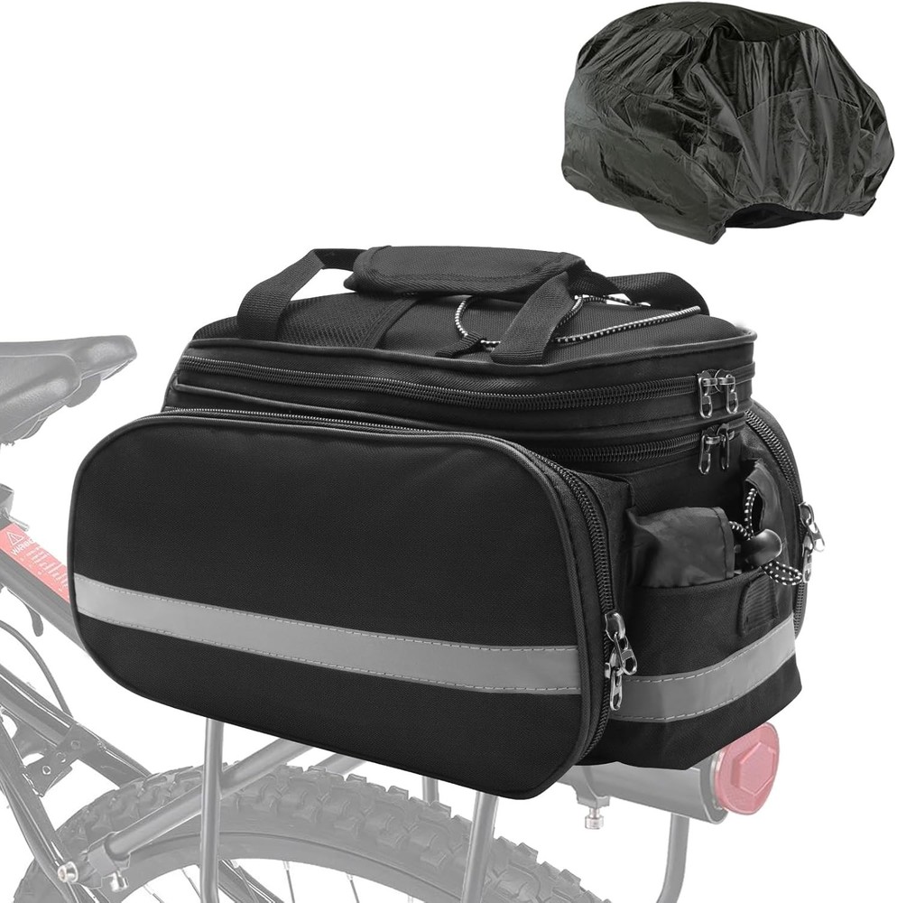 Coolrunner Panniers Bike Bags Bike Rear Rack Bag Bicycle Trunk Bag 27L Bicycle