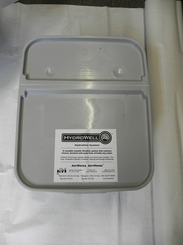 HYDROWELL OSMOTIC FILTRATION SYSTEM KIT REMOVES VIRUS BACTERIA CYSTS FROM WATER