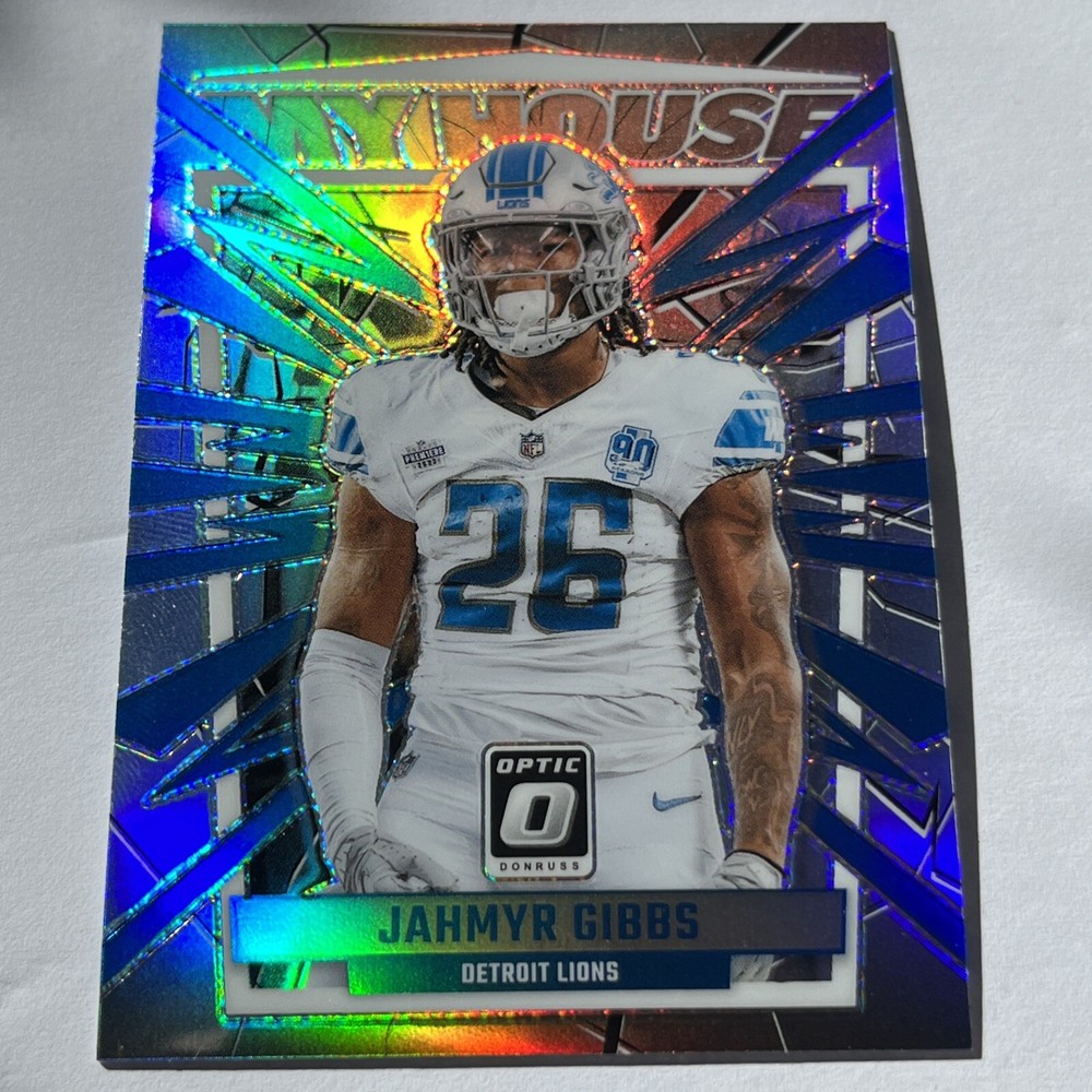 Jahmyr Gibbs 2023 Panini Donruss Optic My House #9 Rookie Lions