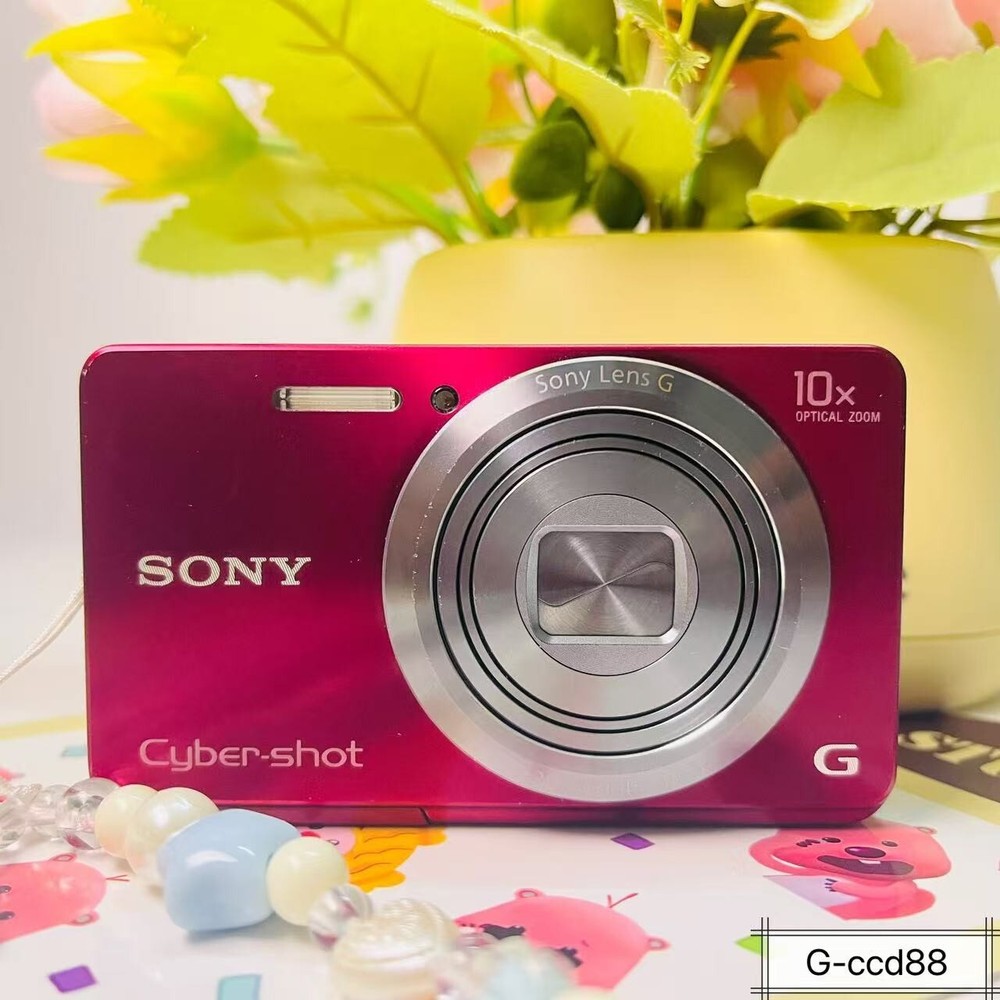 Sony Cyber-shot DSC-W690 16.1MP 10x Zoom Digital Camera Red