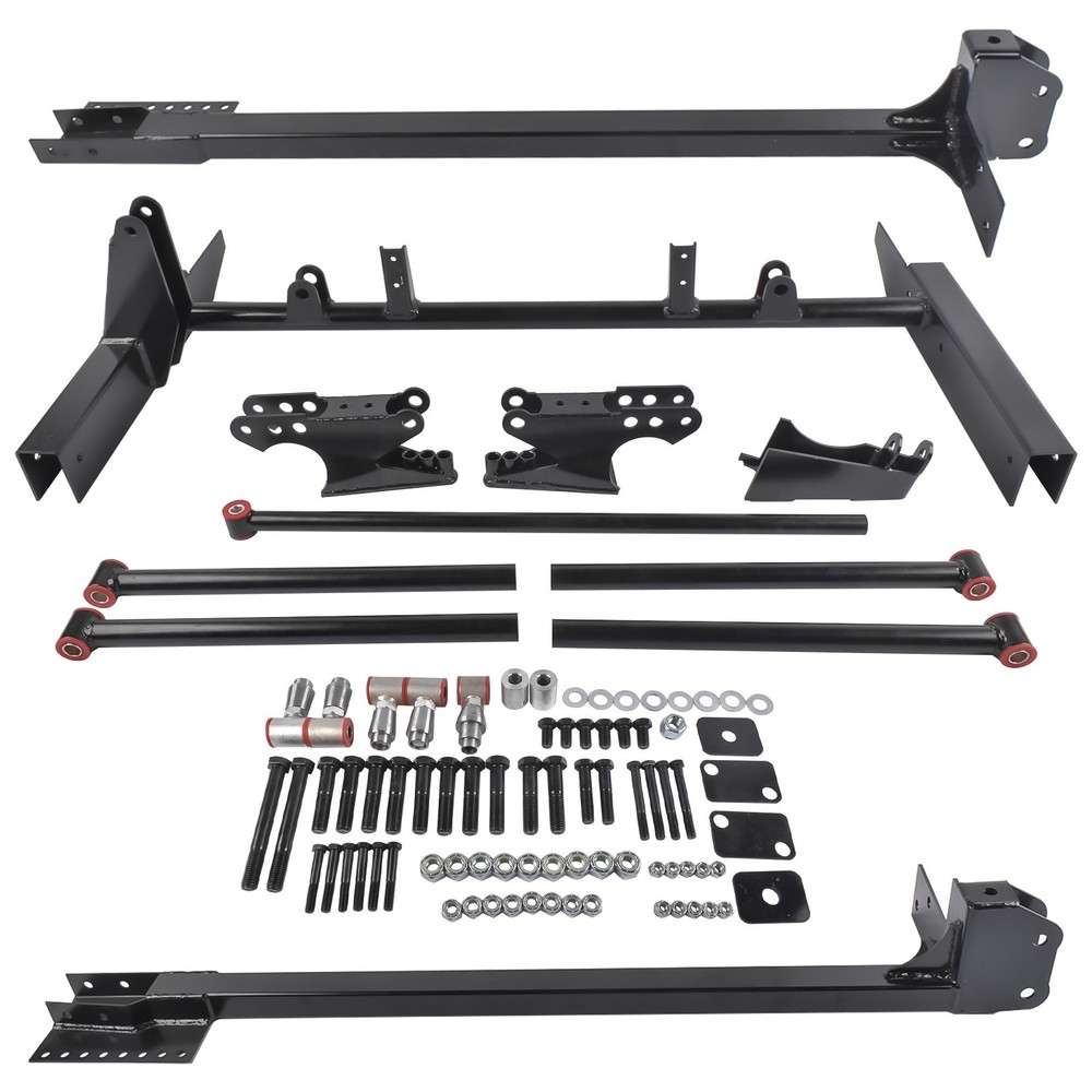 Fits For 1962-1967 Chevy II Nova Rear Parallel 4-Link Kit Subframe Connectors