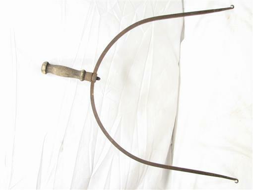 Vintage Hand-Forged Iron Cheese Slicer Primitive Blacksmith Tool