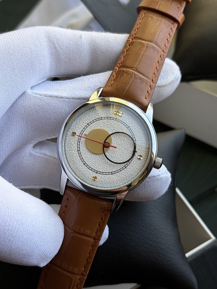 Moon Dial Raketa Copernicus 1990s White Dial 40mm Minimalist Edition Wrist Watch