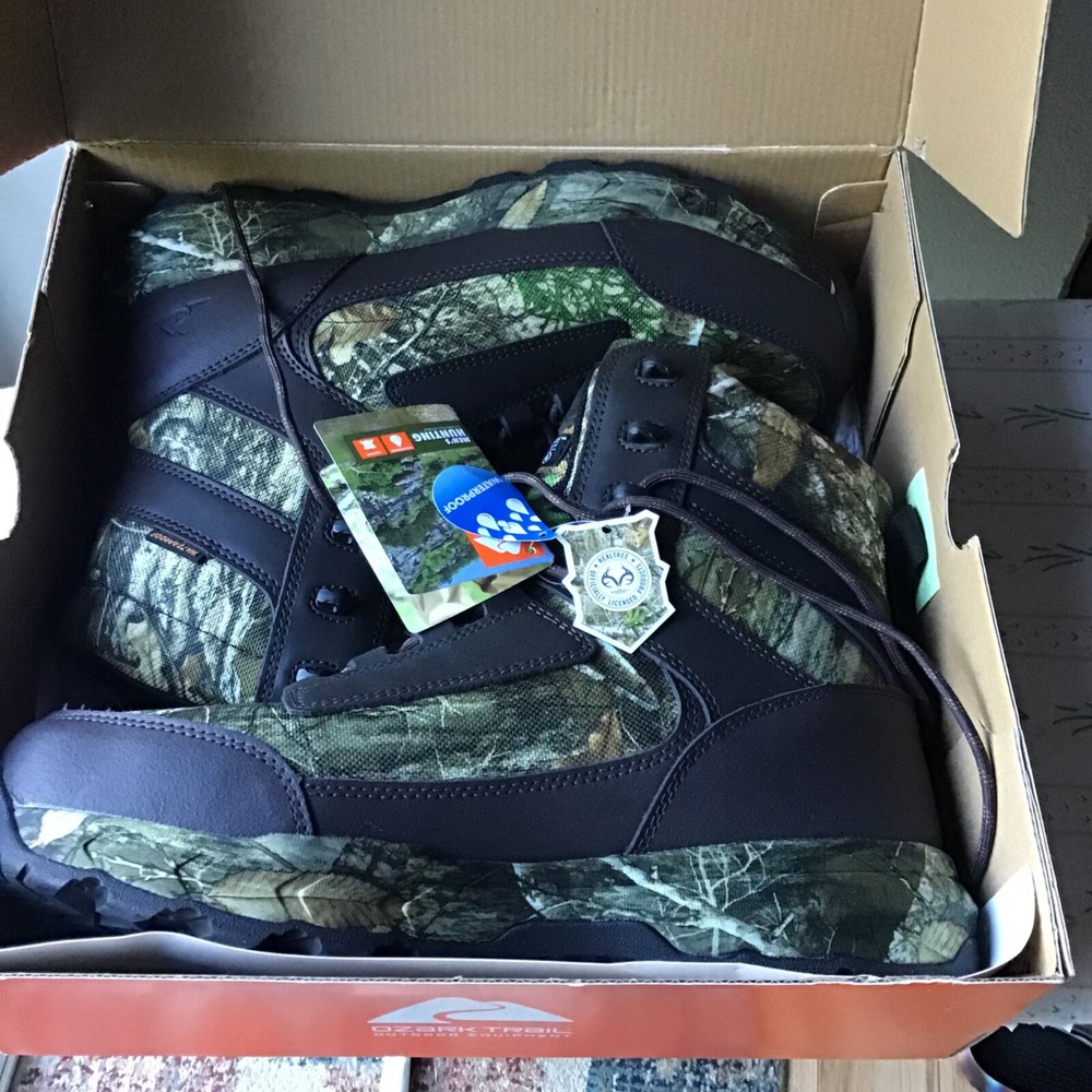 OZARK TRAIL MEN'S HUNTING WATERPROOF LACE UP BOOTS SZ 13 MEN NEW IN BOX