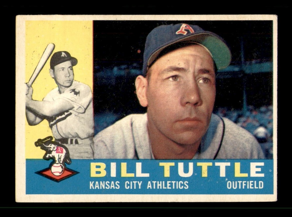 1960 Topps #367 Bill Tuttle EX Vintage Baseball Card OBGcards