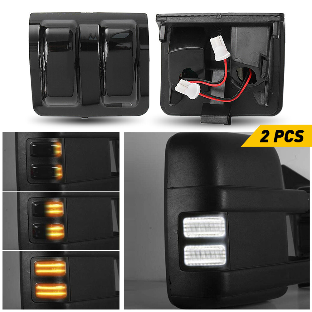 2008-2016 Ford F250 F350 F450 F550 Super Duty LED Side Mirror Marker Lights  