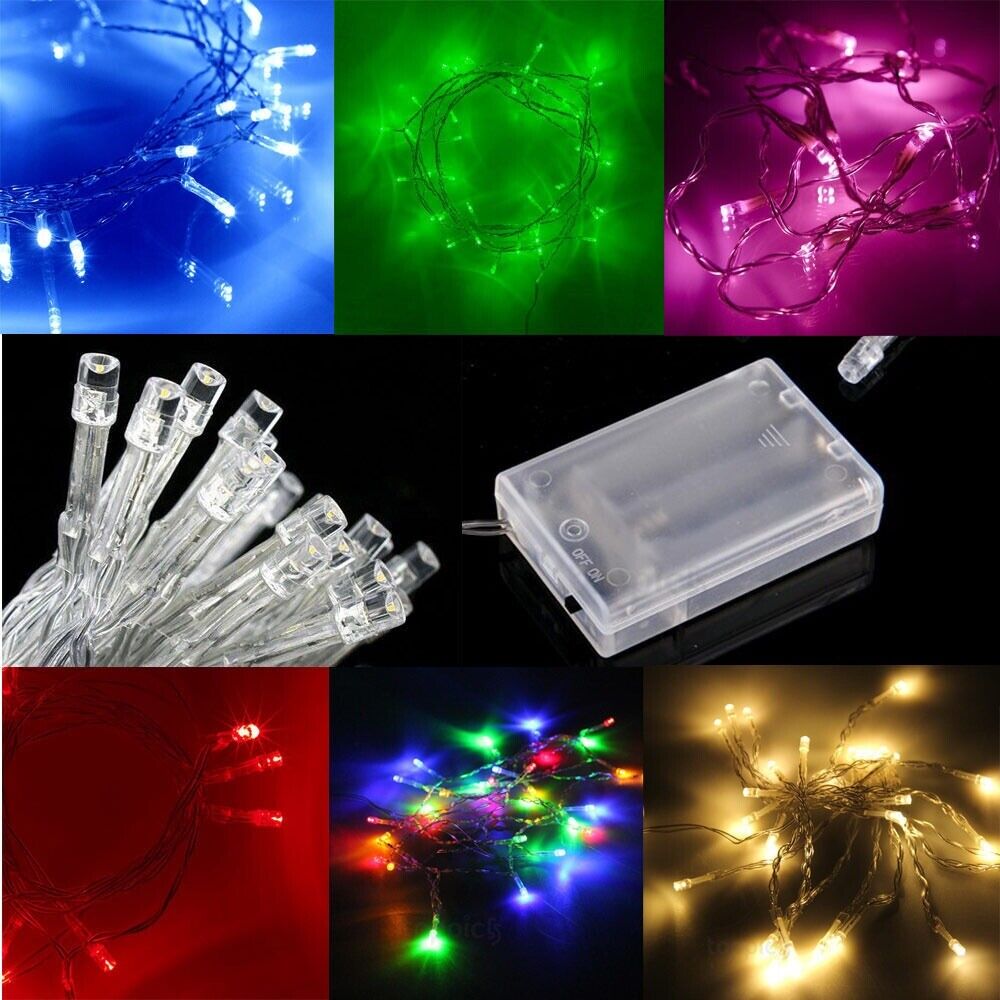 Christmas SALE: Battery Powered LED Fairy Lights 2M 20LEDs /4M 40LED All Colours-image
