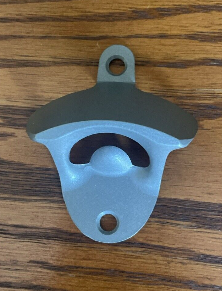 Bottle Opener Mount Ice Box Kitchen Bar garage man cave beer glass Metal