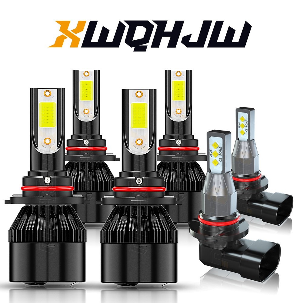 Para for Toyota Sienna 2006-2008 2009 2010 Faros LED Hi-Lo + de luces antiniebla