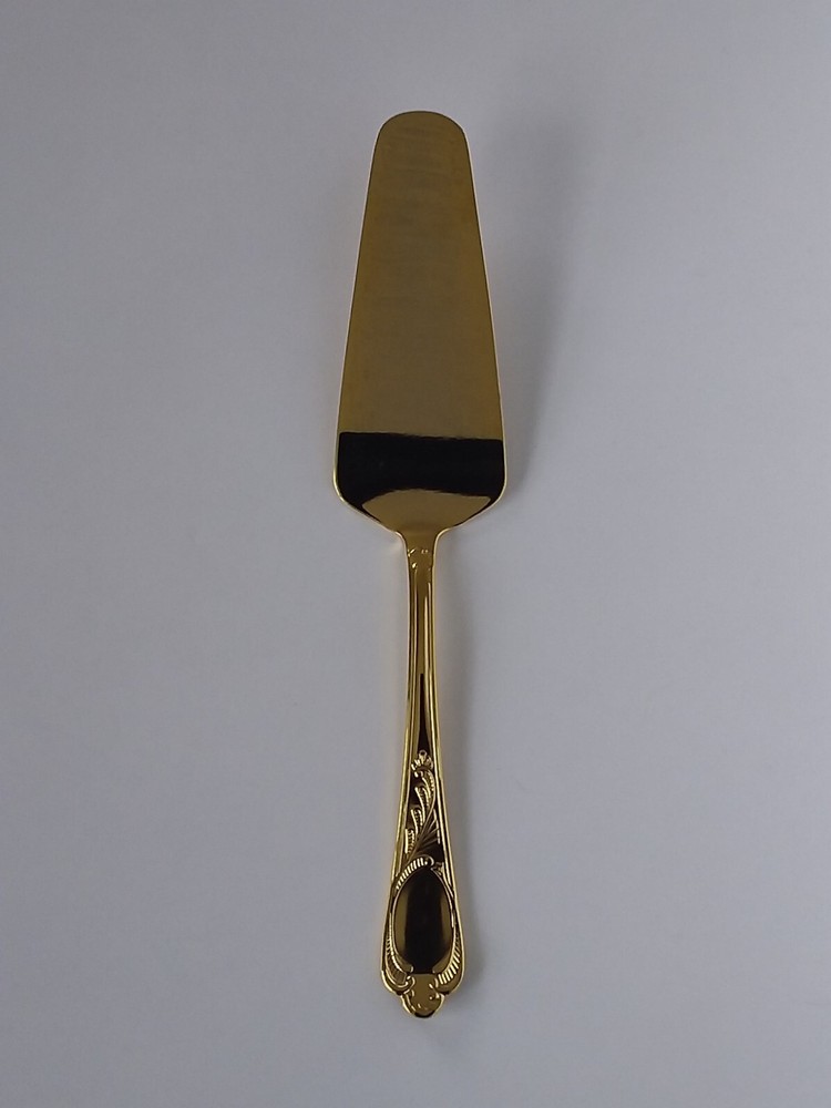 HARTVER GOLDET 23/24K Gold Plated Pie Server Made in Solingen Germany  
